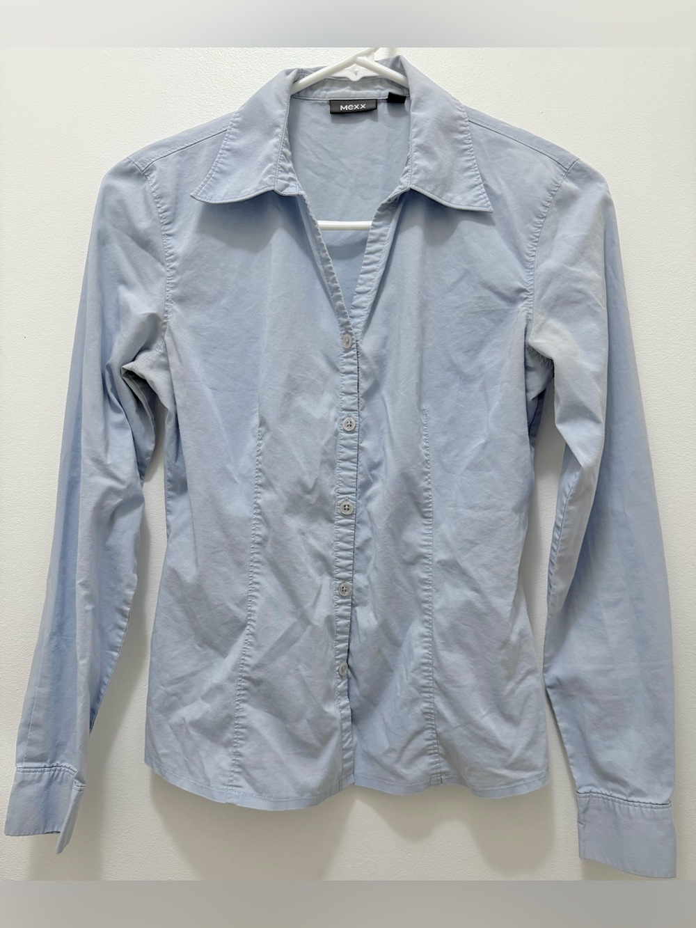 Mexx Light Blue Collared Shirt - Picture 2 of 9